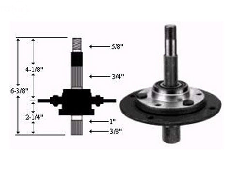 ASSEMBLY SPINDLE LONG MTD