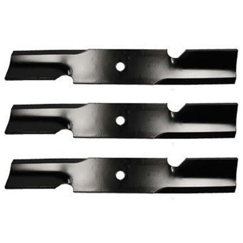 (3 Pack) Oregon Premium Replacement 17" x 2 1/2" Notched Lawn Mower Deck Blade | 91-251 91-255 91-502 91-505