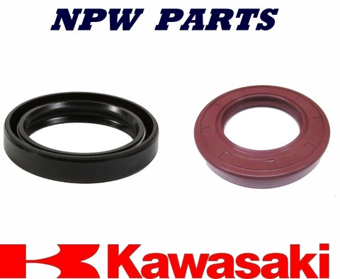 Genuine Kawasaki 92049-7010 & 92049-7028 Upper & Lower Oil Seal Set OEM