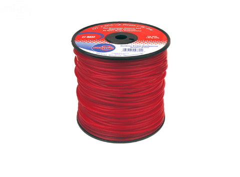 TRIMMER LINE .155 3 LB SPOOL RED COMMERCIAL