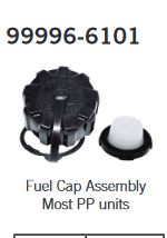 Genuine OEM Kawasaki KIT,CAP-TANK & BREATHER 99996-6088 99996-6101