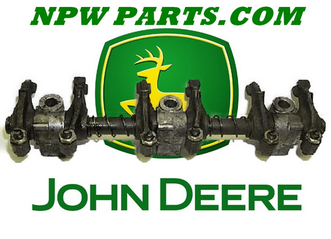USED John Deere 670 Tractor- 3TNA72-UJK Engine Rocker Arm Assembly AM100749
