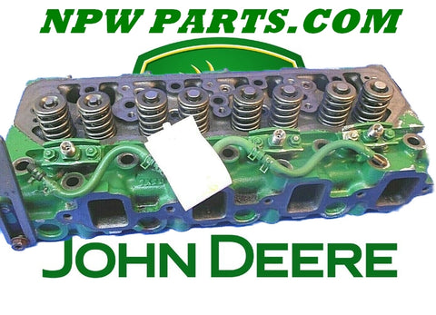 JOHN DEERE 990 Yanmar 4TNE84 cylinder head assmbly w valves, Injectors AM879737