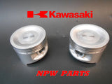 SET of 2 Genuine OEM Kawasaki PISTONS -ENGINE 13001-2189 13001-2205