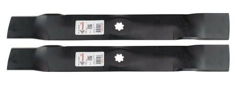 2 NEW REP JOHN DEERE GX22151 GX21694 MULCHING MOWER BLADES LA115 LA120 LA12511593